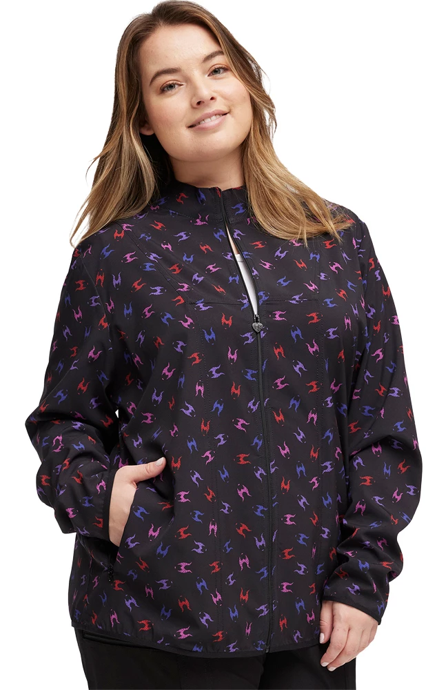 Heartsoul Women's Packable I Run This Castle Print Jacket