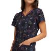 Heartsoul Women's Lovin Vibes Print Scrub Top 1 Heartsoul Women's Lovin Vibes Print Scrub Top -Silverts-shop 1 ck hs723 printlvv 650