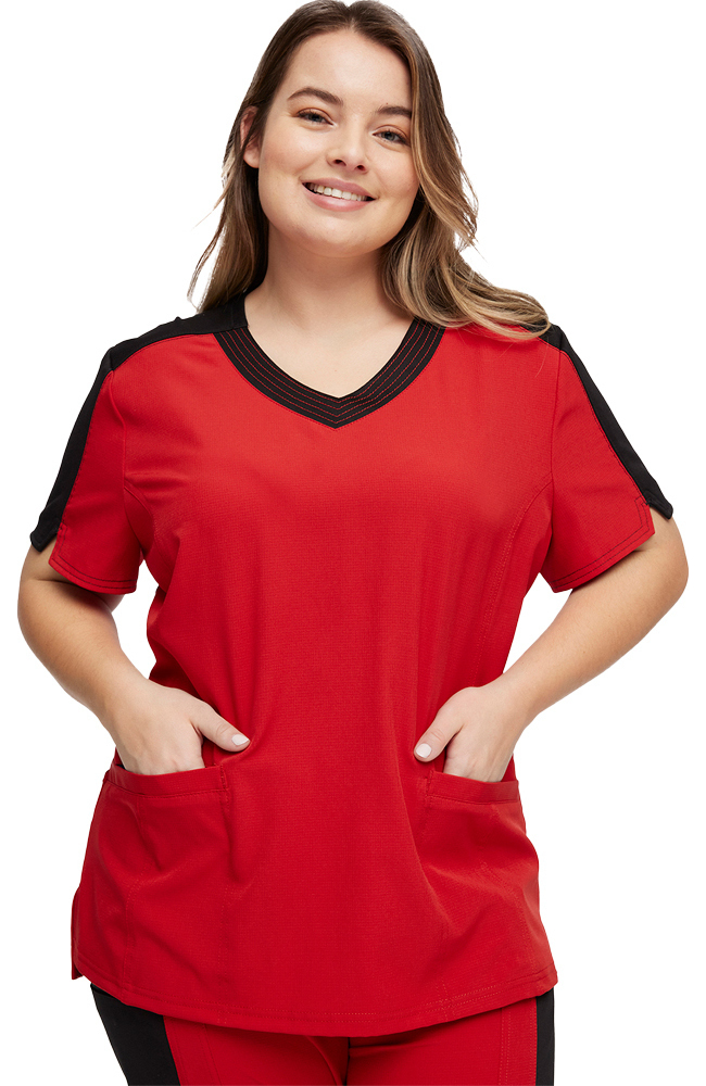 Clearance Women's V-Neck Scrub Top Heartsoul Clearance Women's V-Neck Scrub Top -Silverts-shop 1 ck hs792 clearance 650