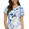 Heartsoul Clearance Women's Daisy Spirit Print Scrub Top 1 Heartsoul Clearance Women's Daisy Spirit Print Scrub Top -Silverts-shop 1 ck hs878 printclearancedys 650