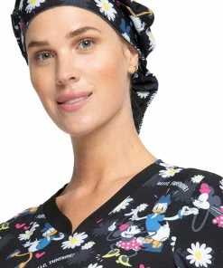 Cherokee Clearance Women's Bouffant Hello Sunshine Print Scrub Hat