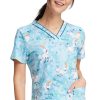Cherokee Women's Obviously A Unicorn Print Scrub Top 1 Cherokee Women's Obviously A Unicorn Print Scrub Top -Silverts-shop 1 ck tf610 printfzo 650