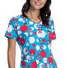 Cherokee Clearance Women's Spotting Trouble Print Scrub Top 2 Cherokee Clearance Women's Spotting Trouble Print Scrub Top -Silverts-shop 1 ck tf614 printclearanceseu 650
