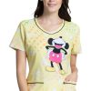 Cherokee Clearance Women's Ha Ha Print Scrub Top -Silverts-shop 1 ck tf634 printclearancehmk 650