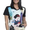 Cherokee Clearance Women's Enchanted Print Scrub Top -Silverts-shop 1 ck tf637 printclearancesne 650