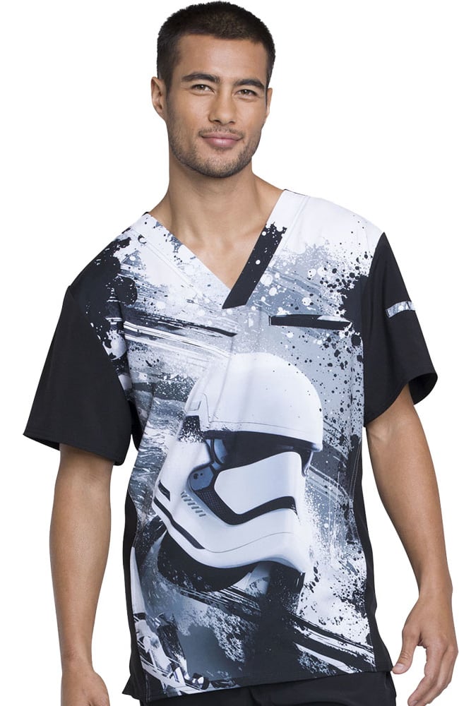 Clearance Men's V-Neck Star Wars Print Scrub Top Cherokee Clearance Men's V-Neck Star Wars Print Scrub Top -Silverts-shop 1 ck tf700 printclearancesfo 650