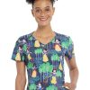 Cherokee Clearance Women's Woodland Stroll Print Scrub Top 2 Cherokee Clearance Women's Woodland Stroll Print Scrub Top -Silverts-shop 1 ck tf732 printclearancesnn 650