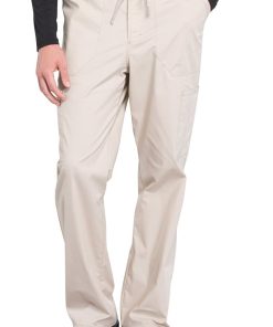 Cherokee Workwear Clearance Men's Zip Fly Drawstring Scrub Pant