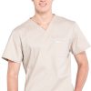 Cherokee Workwear Clearance Men's V-Neck Solid Scrub Top 2 Cherokee Workwear Clearance Men's V-Neck Solid Scrub Top -Silverts-shop 1 ck ww675 clearancekak 650