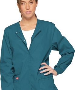 Dickies Clearance Women's Snap Front Scrub Jacket