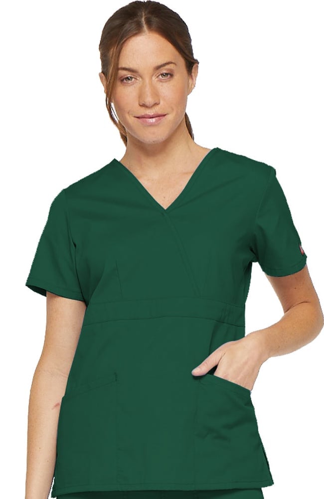 Clearance Women's Mock Wrap Solid Scrub Top Dickies Clearance Women's Mock Wrap Solid Scrub Top -Silverts-shop 1 di 86806 clearance 650