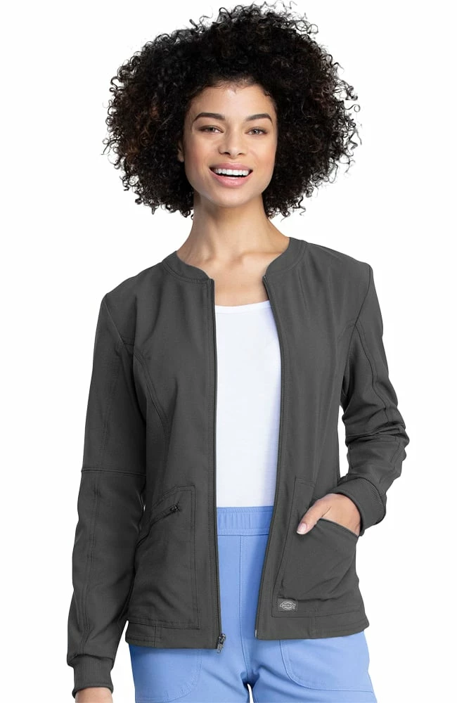 Dickies Clearance Women's Warm Up Solid Scrub Jacket