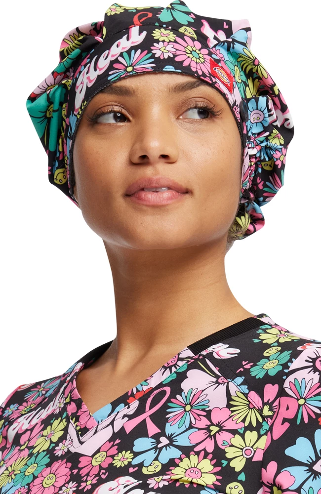Dickies Women's Bouffant Love Hope Heal Print Scrub Hat