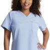 Dickies Women's Tuckable V-Neck Scrub Top -Silverts-shop 1 di dk748 650