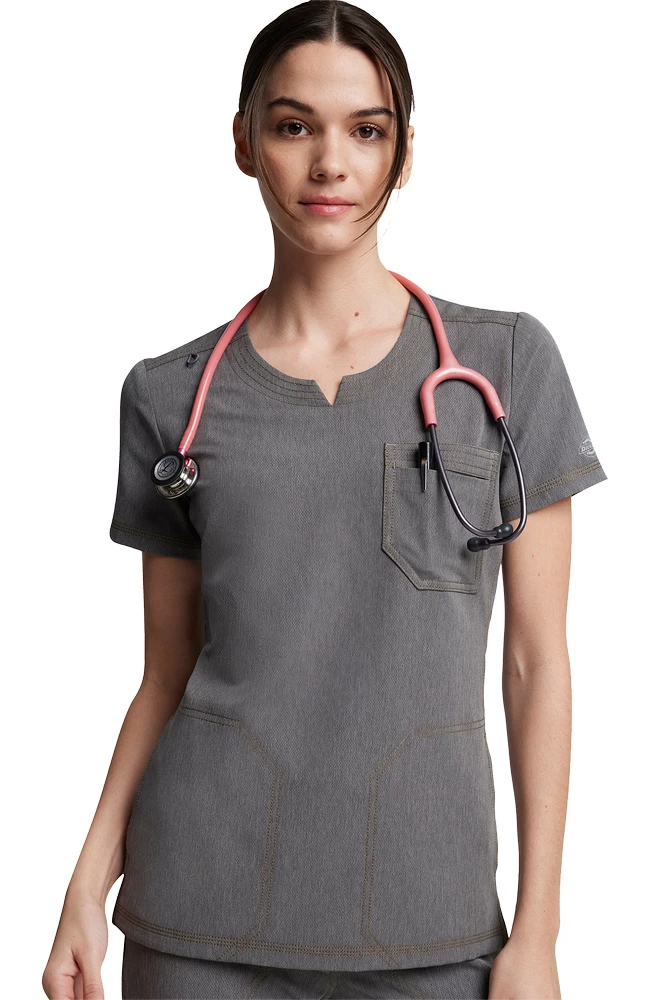 Dickies Clearance Women's Notch Neck Scrub Top
