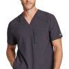 Dickies Clearance Men's Premium Solid Scrub Top -Silverts-shop 1 di dk930 clearance 650