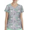 Healing Hands Women's Isabel Simply Sweet Print Scrub Top -Silverts-shop 1 hh 2218 printsis 650