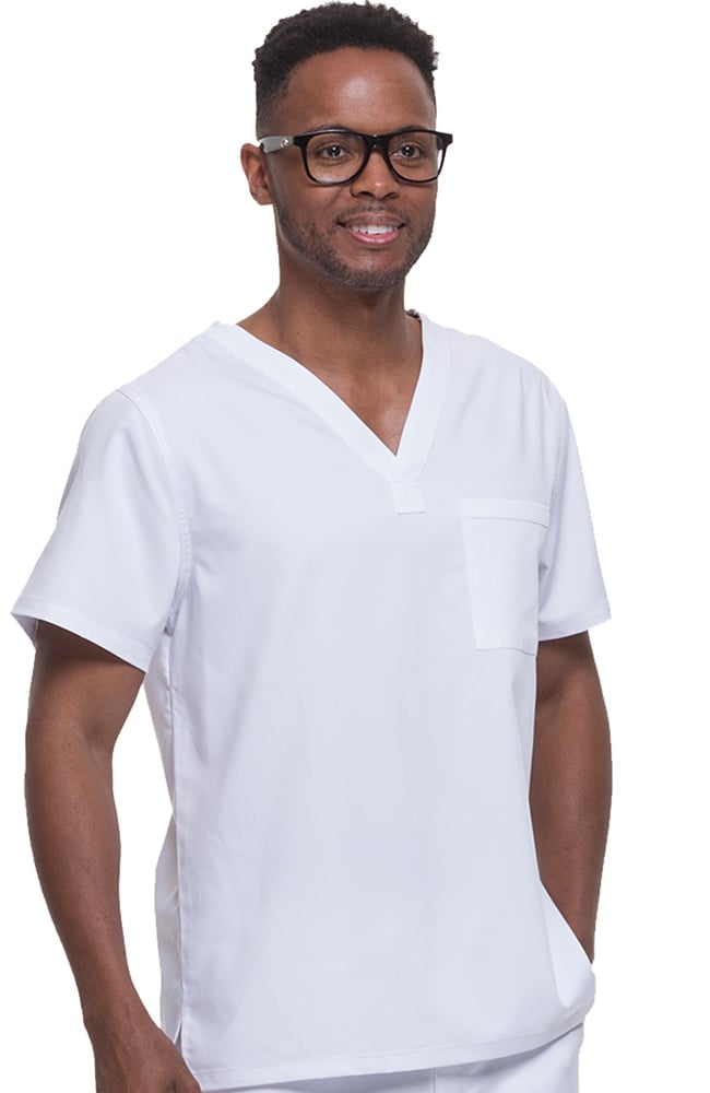 Healing Hands Clearance Men's James V-Neck Solid Scrub Top 3 Healing Hands Clearance Men's James V-Neck Solid Scrub Top