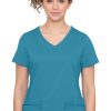 Healing Hands Clearance Women's Juliet V-Neck Yoga Scrub Top -Silverts-shop 1 hh 2245 clearance 650