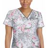 Healing Hands Clearance Women's Amanda Wild Flower Print Scrub Top 2 Healing Hands Clearance Women's Amanda Wild Flower Print Scrub Top -Silverts-shop 1 hh 2266 printclearancewfw 650
