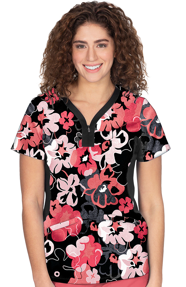 Clearance Women's Jessi Autumn Glow Print Scrub Top Healing Hands Clearance Women's Jessi Autumn Glow Print Scrub Top -Silverts-shop 1 hh 2270 printclearanceagl 650