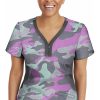 Healing Hands Clearance Women's Jessi Camouflage Print Scrub Top 1 Healing Hands Clearance Women's Jessi Camouflage Print Scrub Top -Silverts-shop 1 hh 2270 printclearancecam 650