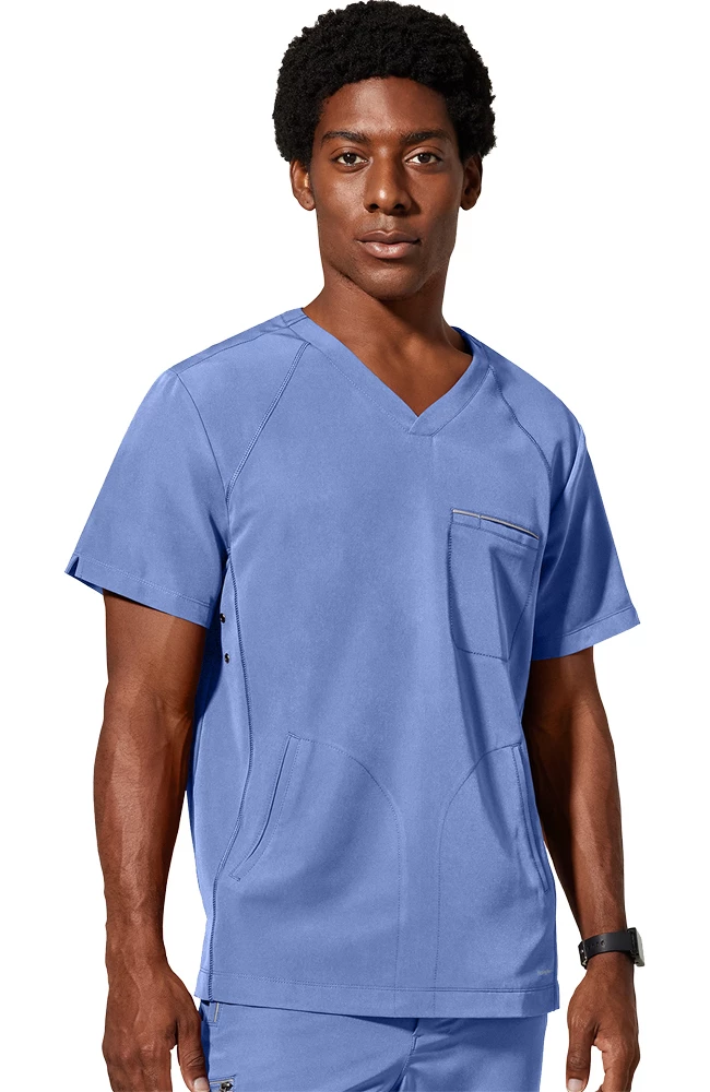 Healing Hands Men's Steven V-Neck Scrub Top