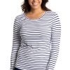 Healing Hands Clearance Women's Mackenzie White & Navy Stripe Print Underscrub -Silverts-shop 1 hh s5051 printclearancewns 650