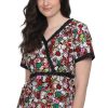 Koi Clearance Women's Luna Holiday Unicorno Print Scrub Top -Silverts-shop 1 ko 1003tk printclearanceuhl 650