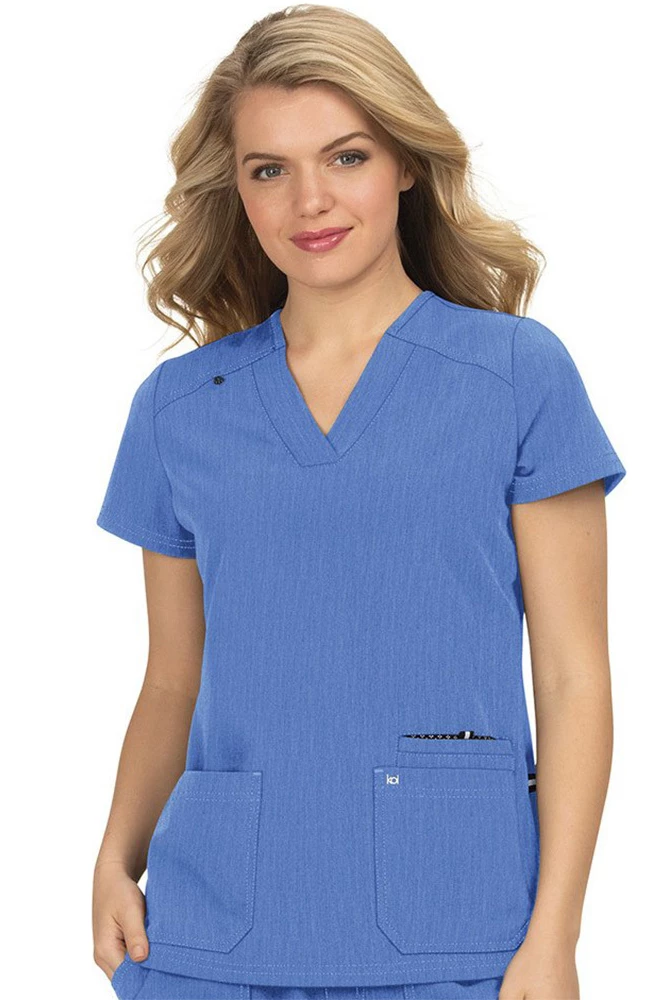 Koi Clearance Women's Hustle & Heart Solid Scrub Top