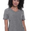 Koi Clearance Women's Charlotte Solid Scrub Top -Silverts-shop 1 ko 1026 clearance 650