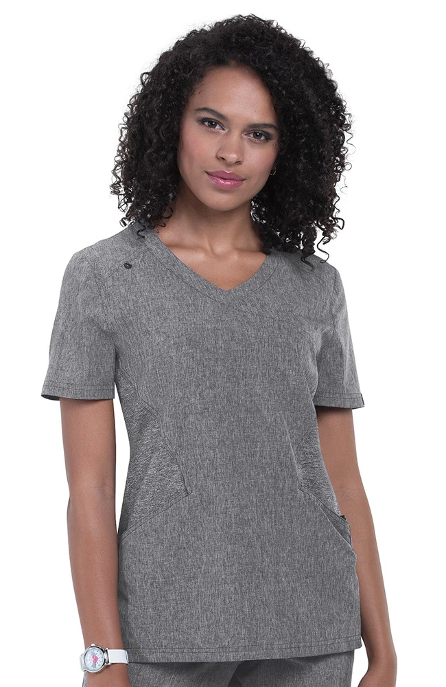 Koi Clearance Women's Charlotte Solid Scrub Top