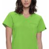 Koi Women's Renew Solid Scrub Top -Silverts-shop 1 ko 1038 650