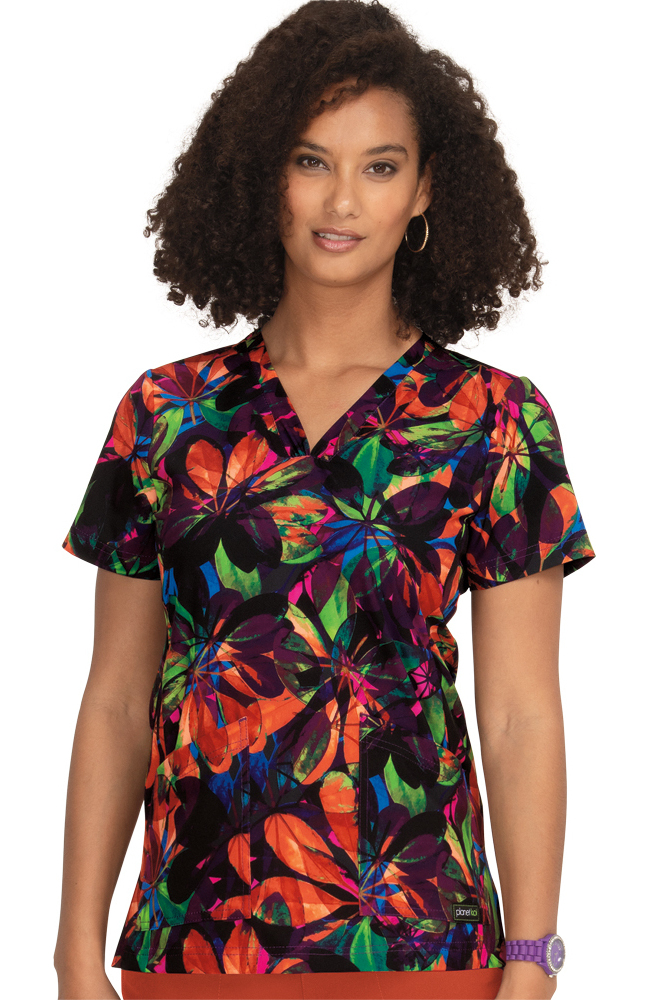 Clearance Planet Koi Women's Aria Falling Leaves Print Scrub Top Clearance Planet Koi Women's Aria Falling Leaves Print Scrub Top -Silverts-shop 1 ko 1075pr printclearancefvs 650
