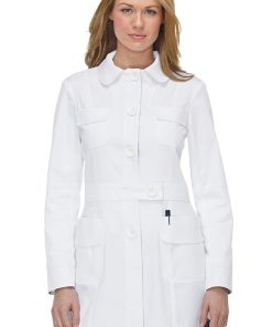 Koi Women's Geneva With Contrast 35¾" Lab Coat