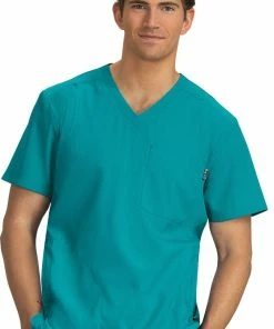 Koi Clearance Men's Force V-Neck Solid Scrub Top