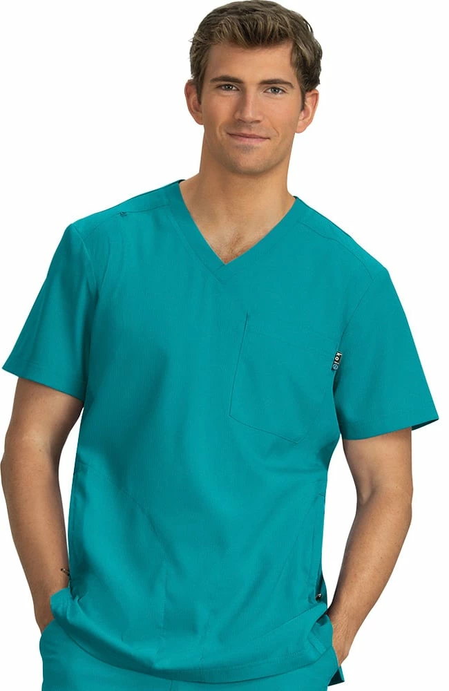 Koi Clearance Men's Force V-Neck Solid Scrub Top