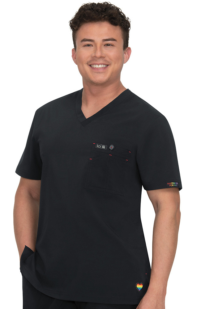 Koi Clearance Men's Bryan Limited Edition Solid Scrub Top 3 Koi Clearance Men's Bryan Limited Edition Solid Scrub Top