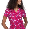 Koi Clearance Women's Bell Sweet Candy Print Scrub Top -Silverts-shop 1 ko b120pr printclearancecnl 650