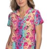 Koi Clearance Women's Bell Valley Rose Ombre Print Scrub Top -Silverts-shop 1 ko b120pr printclearancevro 650