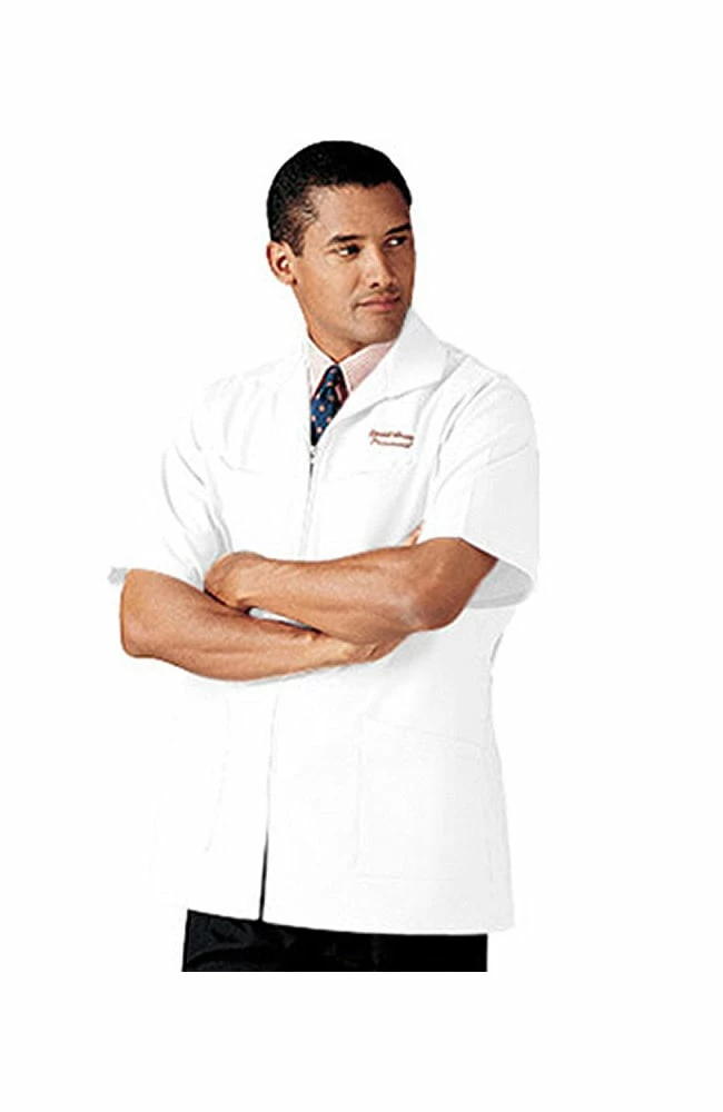 Landau Clearance Men's Professional Lab Solid Scrub Jacket