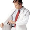 Landau Clearance Men's Three Button Closure Consultation 30¾" Lab Coat 1 Landau Clearance Men's Three Button Closure Consultation 30¾" Lab Coat -Silverts-shop 1 ln 3224 clearancewwt 650