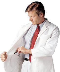 Landau Clearance Men's Three Button Closure Consultation 30¾" Lab Coat