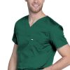 Landau Clearance Men's V-Neck Ripstop Scrub Top 1 Landau Clearance Men's V-Neck Ripstop Scrub Top -Silverts-shop 1 ln 4127 clearanceghr 650