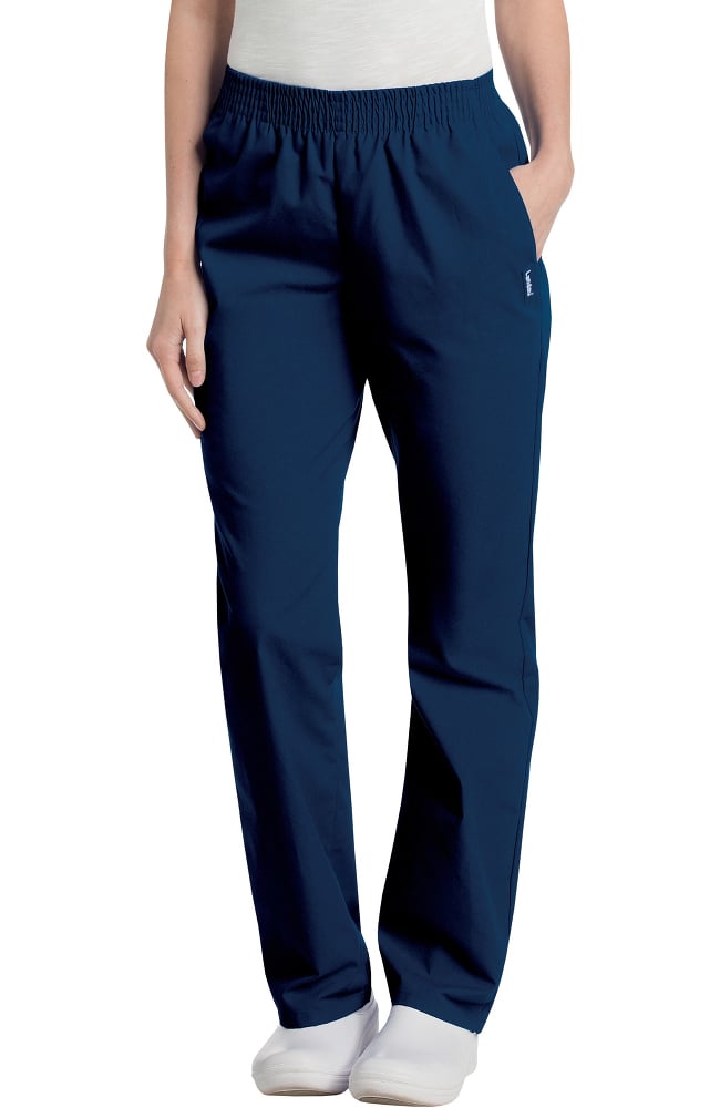 Landau Clearance Women's Eased Classic Fit With Elastic Waist Scrub Pants 3 Landau Clearance Women's Eased Classic Fit With Elastic Waist Scrub Pants