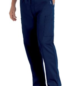 Landau Clearance Men's Cargo Pocket With Zipper Fly Scrub Pants
