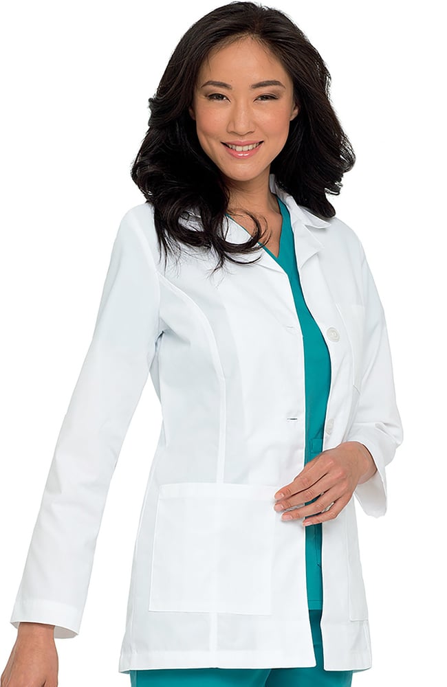 Women's Princess Seamed 31⅜" Lab Coat Landau Women's Princess Seamed 31⅜" Lab Coat -Silverts-shop 1 ln 8726 wwy 650