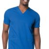 Urbane Clearance Men's V-Neck Solid Scrub Top -Silverts-shop 1 ln 9151 clearance 650