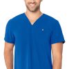 Urbane Men's Tuckable Solid Scrub Top 2 Urbane Men's Tuckable Solid Scrub Top -Silverts-shop 1 ln 9154 650