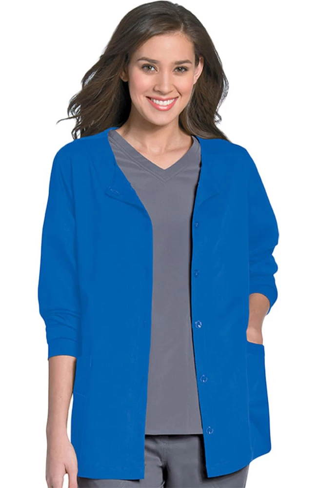 Urbane Clearance Women's Button Front Scrub Jacket